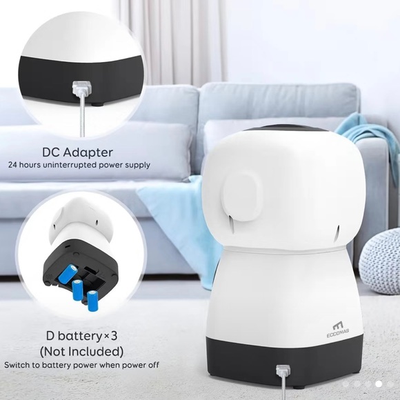 Automatic Pet Feeder:3.5L Capacity, 4 Meals/Day, perfect for cats and small dogs - Picture 4 of 6